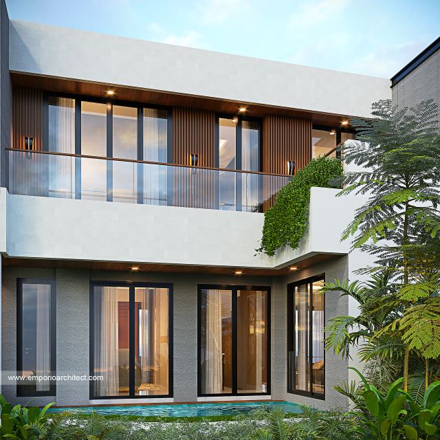 #3floorshousedesign - Mr. WYN 1881 Modern House 3 Floors Design - Bali - Code 41155