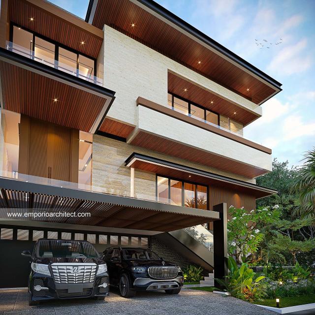 #modernhomedesign - Mr. YSF 1486 Modern House 3 Floors Design - PIK 2, Jakarta Utara - Code 29696