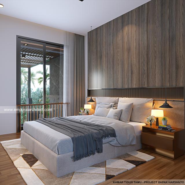 #bedroomdesign - Mr. HYT 1517 Modern House 3.5 Floors Design - Tangerang Selatan - Code 29625