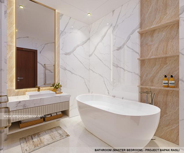 #bathroomdesign - Mr. RSL Modern House 3.5 Floors Design - Jakarta - Code 31781