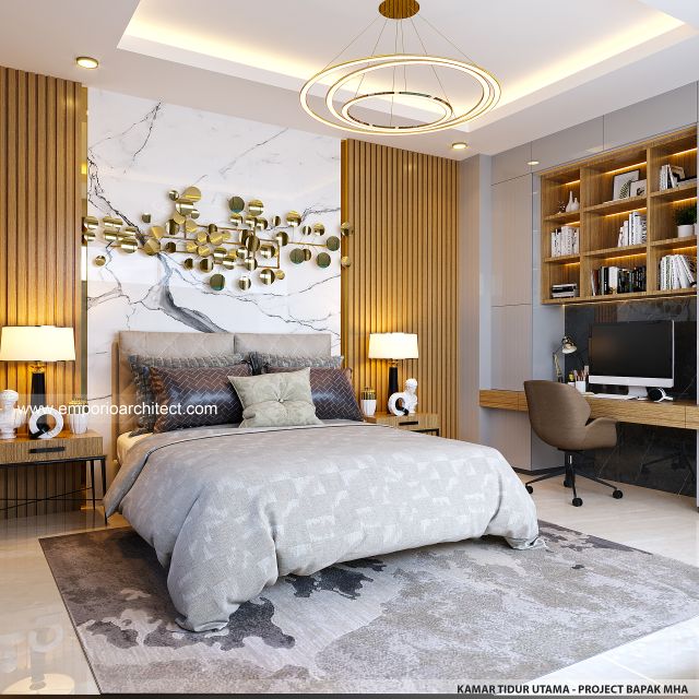 #bedroomdesign - Mr. MHA 1885 Modern House 4 Floors Design - Bintaro, Jakarta Selatan - Code 41251