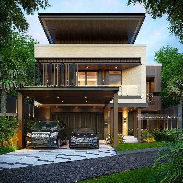 Video Desain Rumah Modern 5 Lantai Bapak PTS 1962 di  Bandung