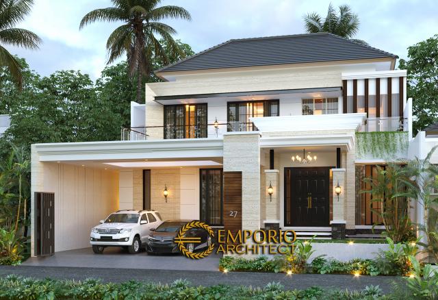 Desain Rumah Modern Classic 2 Lantai Bapak Nanda di  Padang, Sumatera Barat