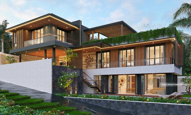 Desain Rumah Modern Industrial 2