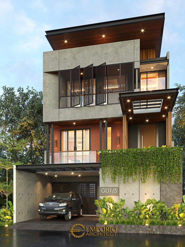 Desain Rumah Modern Industrial 4