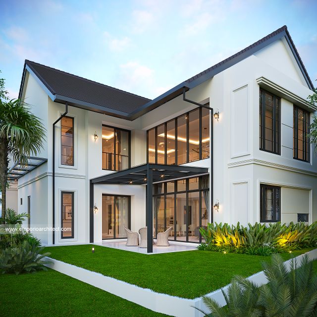 Gambar 3 Desain Rumah Modern Minimalis 2 Lantai Bapak WR 1923 di  Tangerang