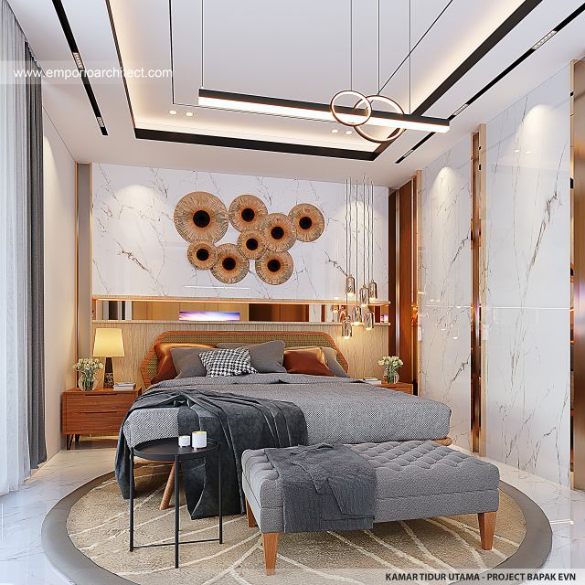 #bedroomdesign - Mr. EVN 1925 Modern Minimalist House 2 Floors Design - Semarang - Code 41672