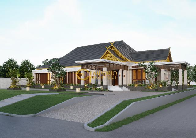 Desain Tampak Samping Rumah Tradisional 1 Lantai Ibu Mila di Jambi