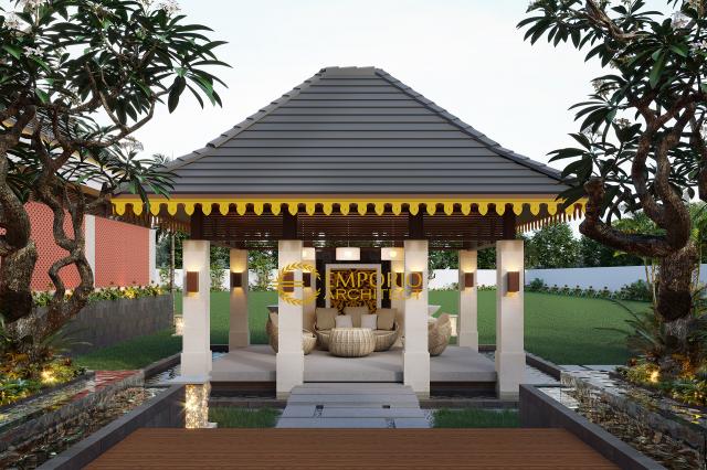 Desain Area Kolam Rumah Tradisional 1 Lantai Ibu Mila di Jambi