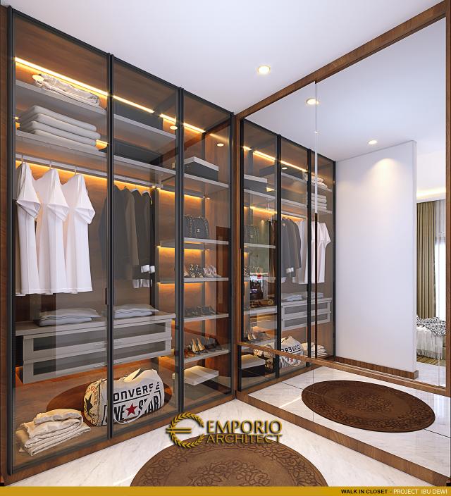 Desain Walk In Closet Rumah Villa Bali 1.5 Lantai Ibu Dewi di Singaraja, Bali