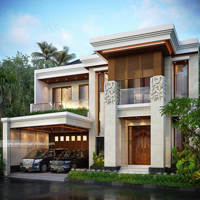 #2floorshousedesign - Mr. RMT 1574 Villa Bali House 2 Floors Design - Pati, Jawa Tengah - Code 32894