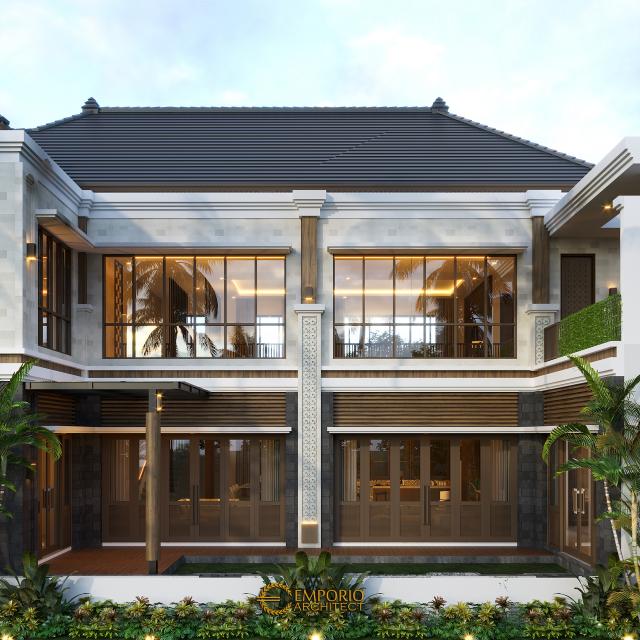 Gambar 3 Desain Rumah Villa Bali 2 Lantai Ibu ID di  Surakarta, Jawa Tengah