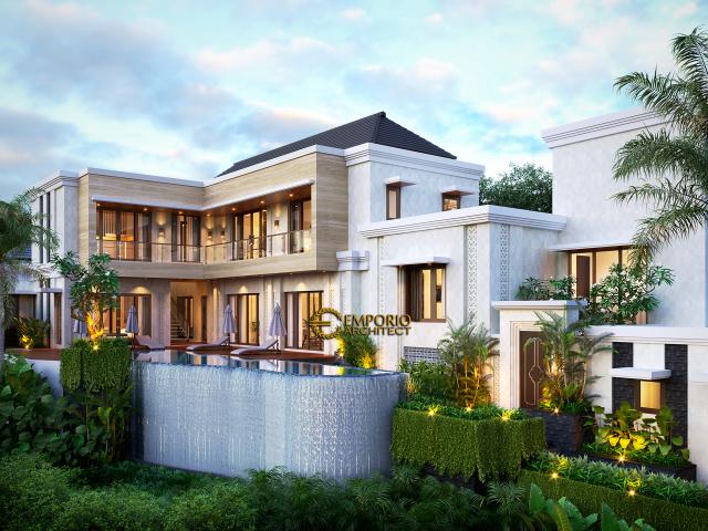 Desain Rumah Villa Bali 2 Lantai Bapak Frans di Pecatu, Badung, Bali