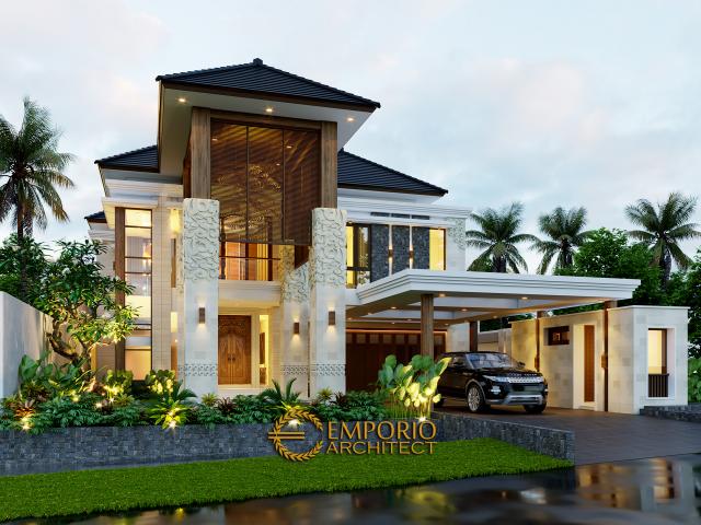 Desain Rumah Villa Bali 2 Lantai Bapak Reno di  Bandung, Jawa Barat