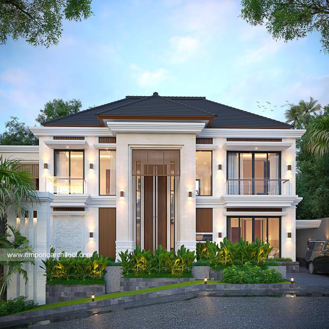 Gambar 2 Desain Rumah Villa Bali 2 Lantai Bapak HRY 1606 di  Depok