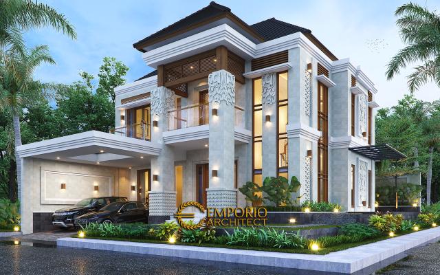 Desain Rumah Villa Bali 2 Lantai Bapak Nyoman di  Denpasar, Bali