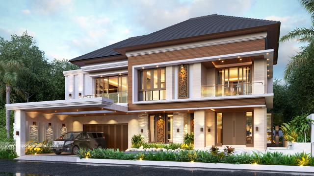 Video Desain Rumah Villa Bali 2 Lantai Bapak Wempy di  Jakarta