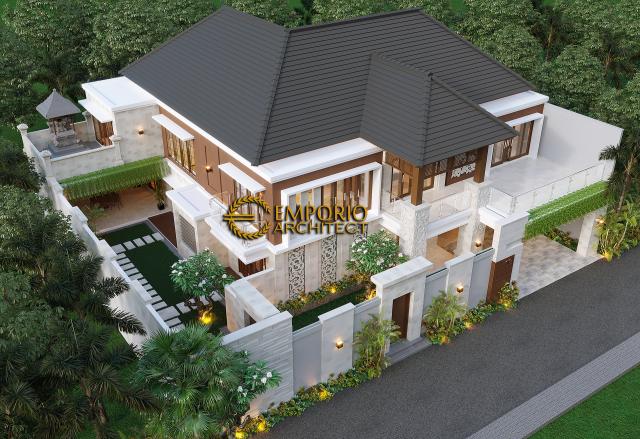 Desain Masterplan Rumah Villa Bali 2 Lantai dr. Ngurah Eka di Denpasar, Bali