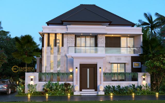 Video Desain Rumah Villa Bali Modern 2 Lantai Ibu Emi II di  Medan, Sumatera Utara