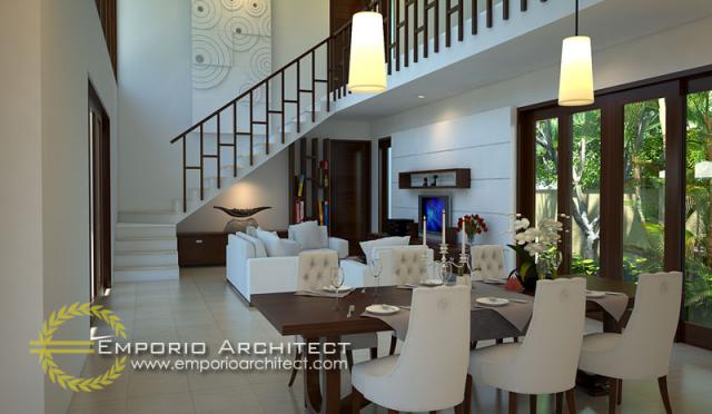 Desain Interior Rumah Villa Bali 2 Lantai Ibu Yoni di Tabanan, Bali