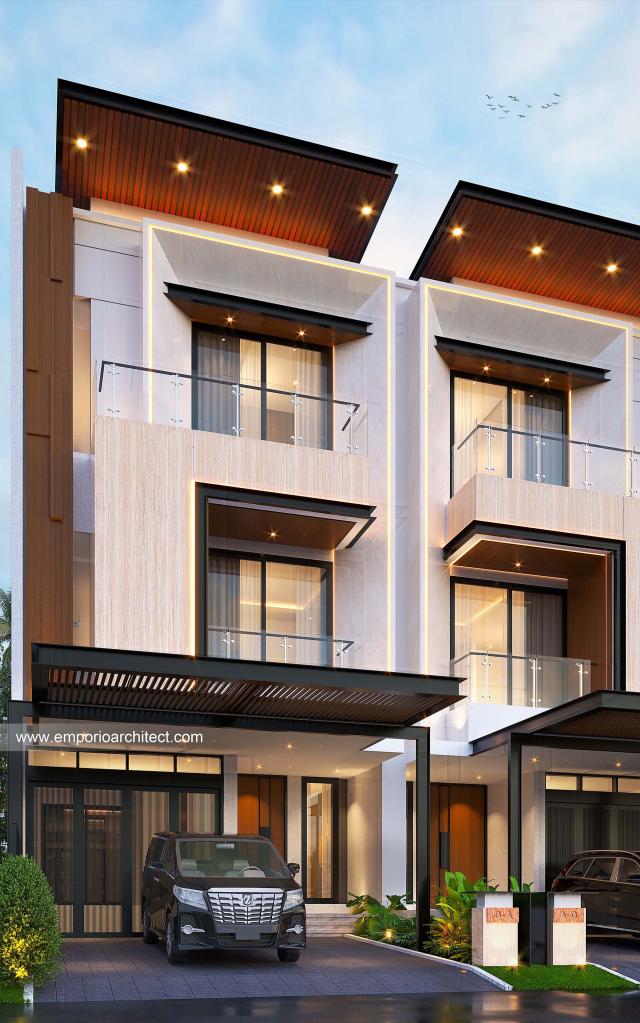 #balconydesign - Mr. HRN 1410 (Type 7x25) Modern Townhouse 3 Floors Design - Bintaro, Jakarta Selatan - Code 27932