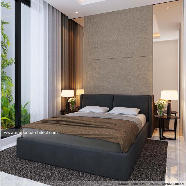 #bedroomdesign - Mr. HRN 1410 (Type 7x25) Modern Townhouse 3 Floors Design - Bintaro, Jakarta Selatan - Code 27940