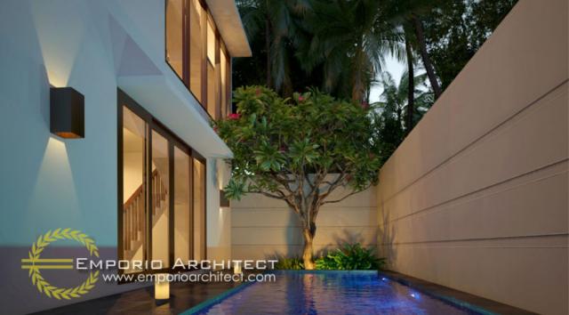 Desain Exterior 5 Ubud Golden Villa Style Villa Bali 3 Lantai di Bali