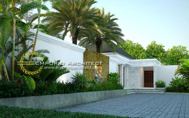 Desain Exterior 3 Villa Style Villa Bali 1 Lantai Bapak Gede Agus di Bali