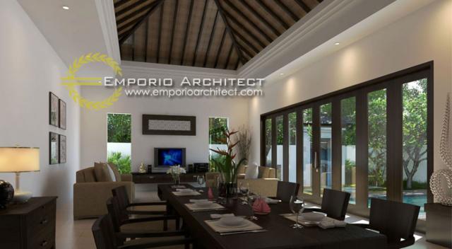 Desain Interior Villa Style Villa Bali 1 Lantai Ibu Juliati II di Bali