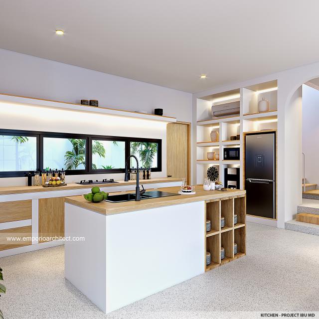 Desain Dapur Mango Villa Modern 2 Lantai Ibu MD Type C di Badung, Bali