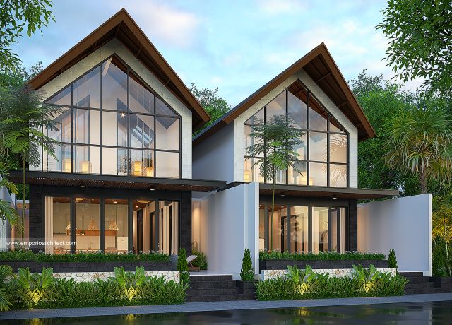 Gambar 2 Desain Serenity Vista Villa Kav. 5 Modern 2 Lantai Bapak ATN 2014 di  Bali