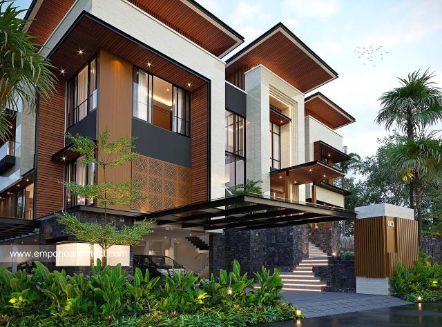 Video Desain Villa Modern 3 Lantai Ibu GT 1468 di  Toraja, Sulawesi Selatan