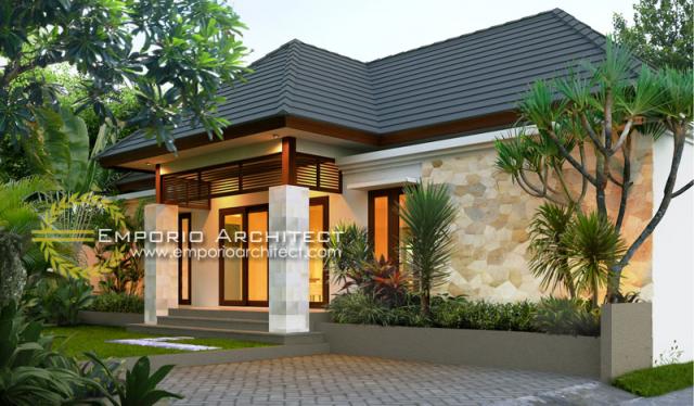 Desain Exterior 2 Villa Style Villa Bali 1 Lantai Bapak Sandy di Bali