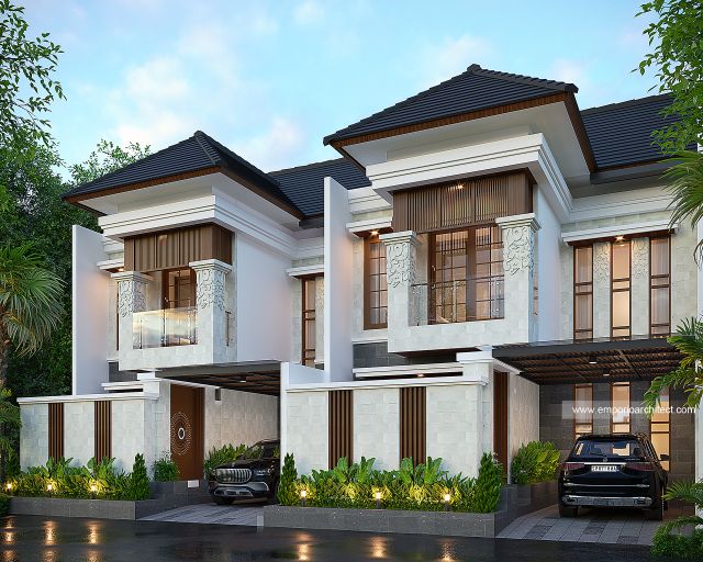 Desain Villa Style Villa Bali 2 Lantai Bapak ATN 2000 di  Bali