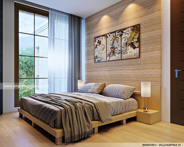 Desain Kamar Tidur 2 Villa Kartika 10 Style Villa Bali Modern 2 Lantai di Bali