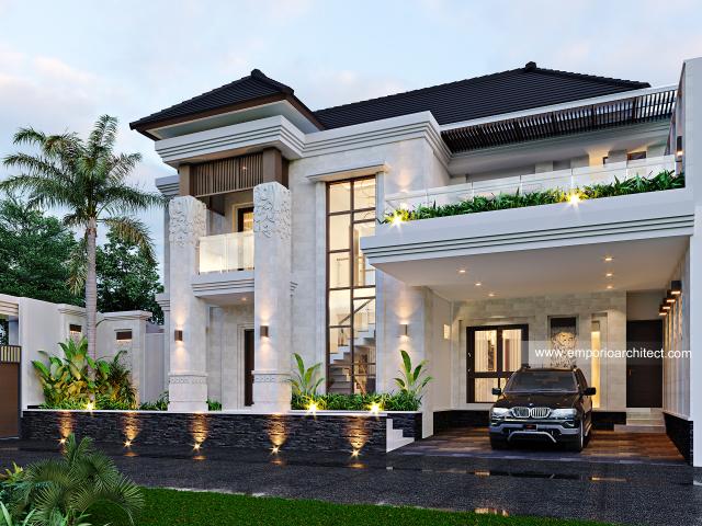 Desain Wijaya Villa's Ibu Eva di Ungasan, Badung, Bali - Tampak Depan