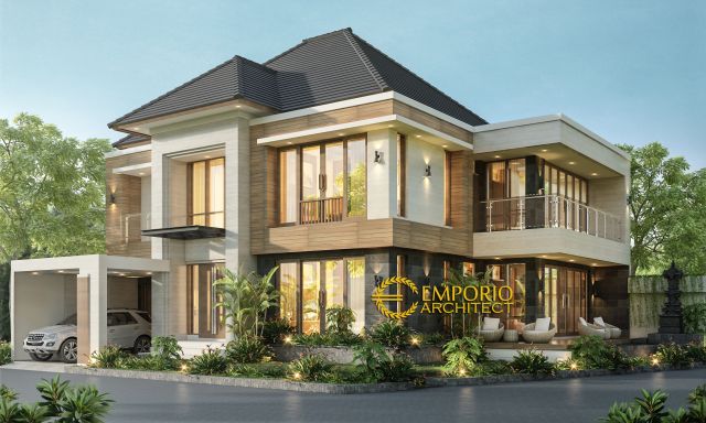 Desain Rumah Modern 2 Lantai Bapak Kade Arnyana di Mengwi, Badung, Bali