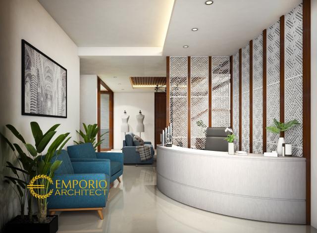 Desain Interior 2 Butik Modern 2 Lantai Ibu Erna di Bandung