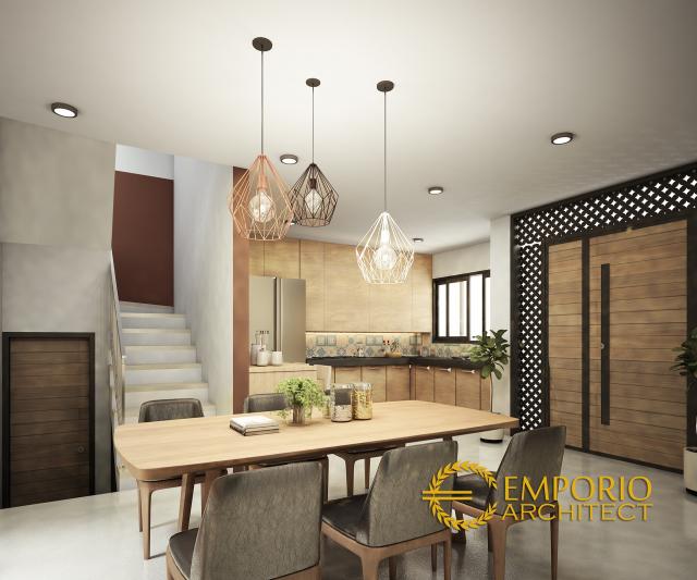 Desain Ruang Makan dan Dapur Kost Modern 3 Lantai Bapak Adi di Bandung