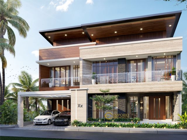 Video Desain Rumah Modern 3 Lantai Ibu Pauline di  Bandung, Jawa Barat