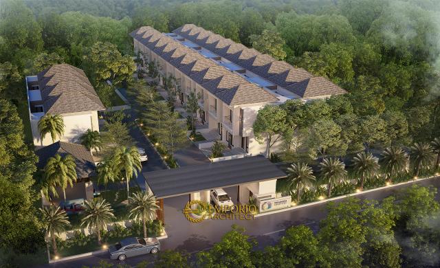 Desain Exterior 3 Villa Bali 2 Lantai The Mahaka Premiere di Bekasi