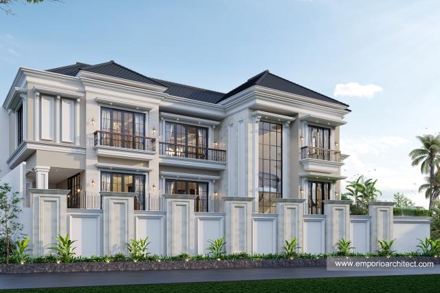 Gambar 3 Desain Rumah Hook Classic 2.5 Lantai Ibu Soraya di  Bekasi, Jawa Barat