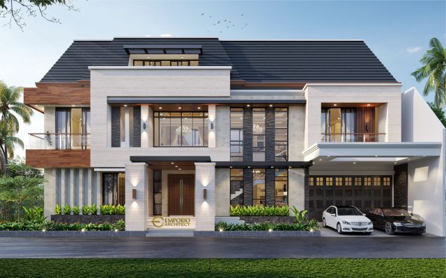 Desain Rumah Modern 3 Lantai Bapak Teddy di Bekasi, Jawa Barat