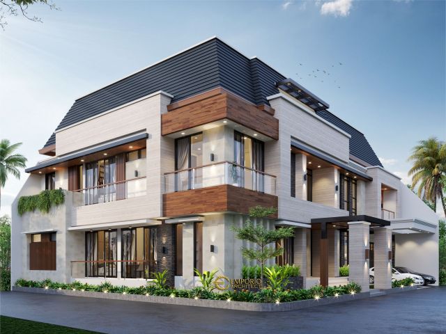 Desain Rumah Modern 3 Lantai Bapak Teddy di Bekasi, Jawa Barat