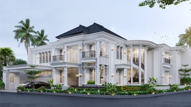 Desain Rumah Classic 2 Lantai Bapak Paul di Bogor, Jawa Barat