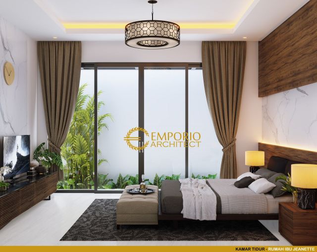 #bedroomdesign - Mrs. Jeanette Modern House 2.5 Floors Design - Bogor, Jawa Barat - Code 6632