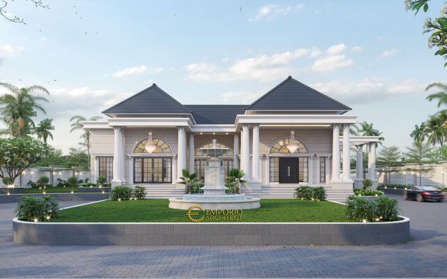 Desain Rumah Classic 1 Lantai Bapak Human di Bondowoso, Jawa Timur