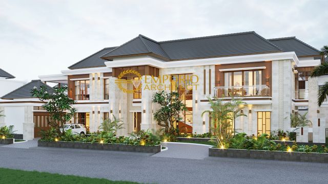 Desain Rumah Villa Bali 2 Lantai Mr. Dawood di Brunei Darussalam