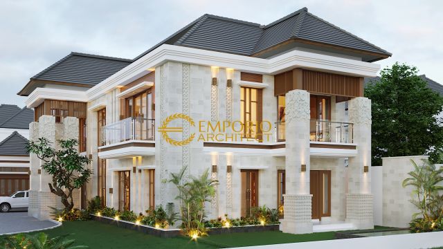 Desain Rumah Villa Bali 2 Lantai Mr. Dawood di Brunei Darussalam