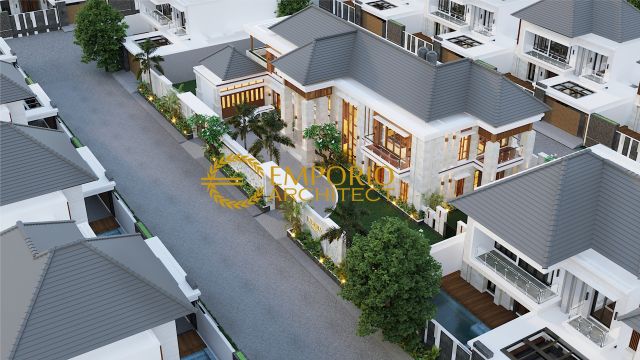 Desain Master Plan Rumah Villa Bali 2 Lantai Mr. Dawood di Brunei Darussalam